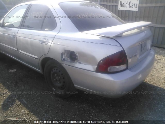 3N1CB51AX5L531974 - 2005 NISSAN SENTRA 1.8S SILVER photo 6