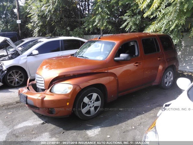 3GNDA13D58S613035 - 2008 CHEVROLET HHR LS ORANGE photo 2