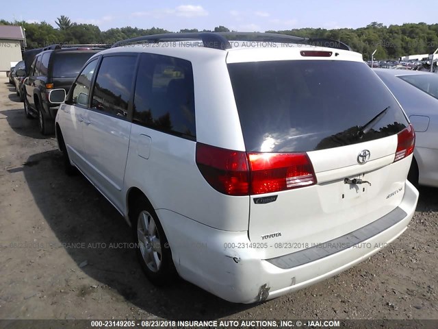 5TDZA22C95S270548 - 2005 TOYOTA SIENNA XLE/XLE LIMITED WHITE photo 3