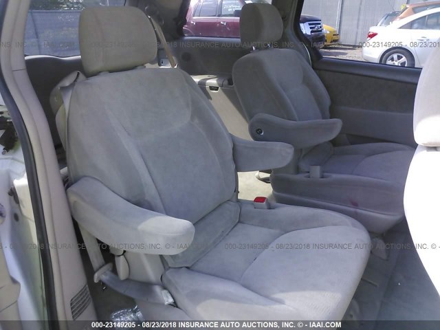 5TDZA22C95S270548 - 2005 TOYOTA SIENNA XLE/XLE LIMITED WHITE photo 8