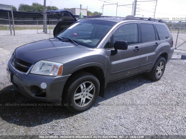 4A4MM21S16E064537 - 2006 MITSUBISHI ENDEAVOR LS GRAY photo 2