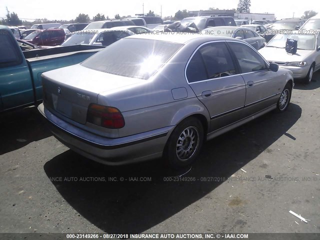 WBADD6325WBW42018 - 1998 BMW 528 I AUTOMATIC SILVER photo 4