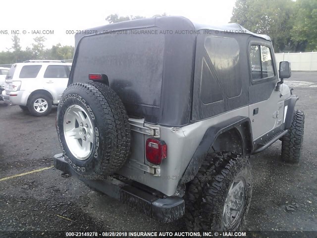 1J4FA49S51P357342 - 2001 JEEP WRANGLER / TJ SPORT SILVER photo 6