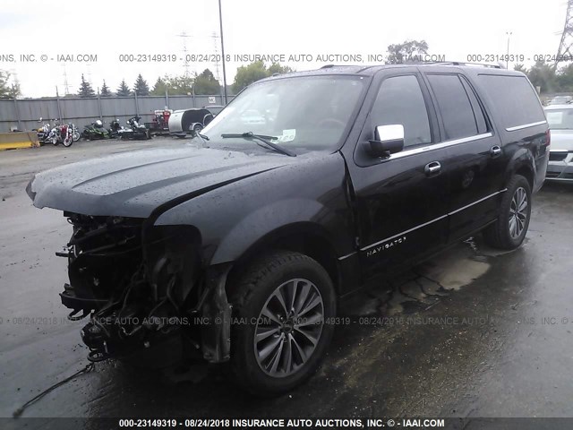 5LMJJ3JT1FEJ04772 - 2015 LINCOLN NAVIGATOR L BLACK photo 2