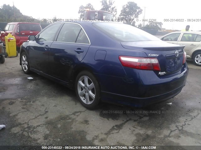 4T1BE46K07U092753 - 2007 TOYOTA CAMRY NEW GENERAT CE/LE/XLE/SE BLUE photo 3