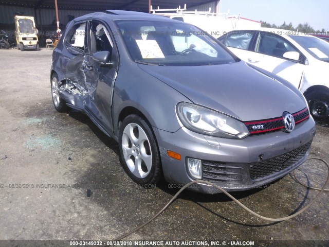 WVWFD7AJ0AW177676 - 2010 VOLKSWAGEN GTI GRAY photo 1