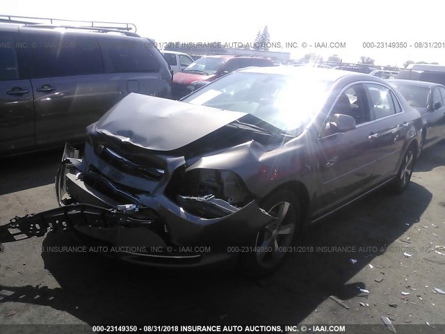 1G1ZC5EU6CF313152 - 2012 CHEVROLET MALIBU 1LT ყავისფერი ფოტო 2