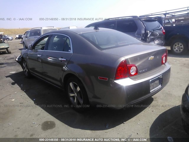 1G1ZC5EU6CF313152 - 2012 CHEVROLET MALIBU 1LT ყავისფერი ფოტო 3