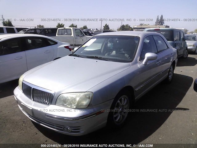 KMHFU45E34A367688 - 2004 HYUNDAI XG 350 SILVER photo 2