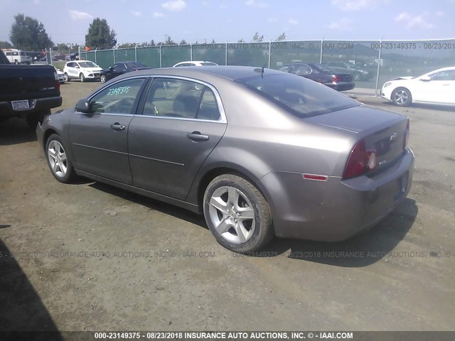 1G1ZA5E10BF222078 - 2011 CHEVROLET MALIBU LS Qəhvəyi foto 3