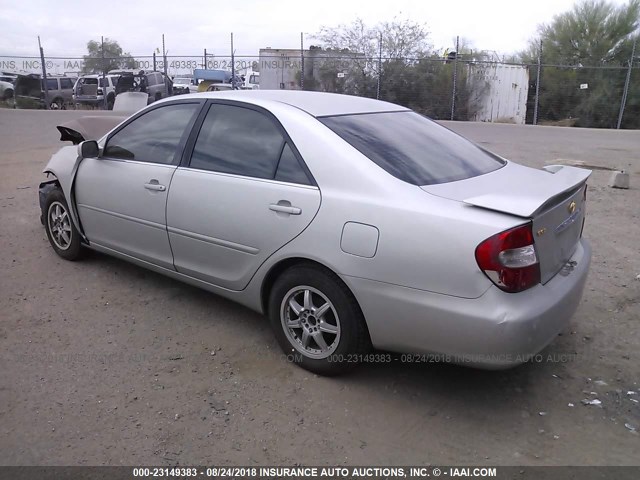 4T1BE30K33U778489 - 2003 TOYOTA CAMRY LE/XLE/SE Gümüş foto 3