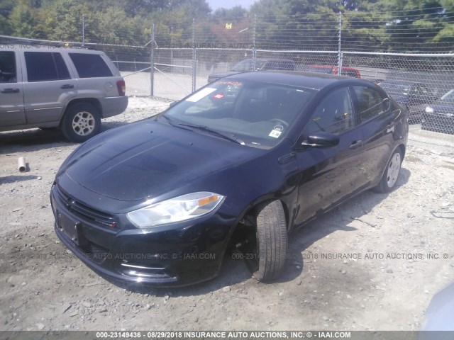 1C3CDFAA8DD301601 - 2013 DODGE DART SE/AERO BLACK photo 2