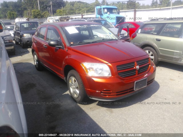 1B3HB28B17D147561 - 2007 DODGE CALIBER ORANGE photo 1