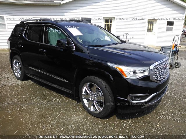 1GKKNXLS0HZ166093 - 2017 GMC ACADIA DENALI BLACK photo 1