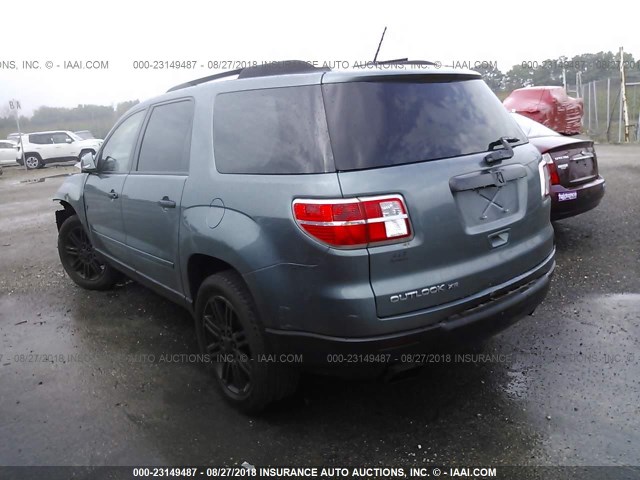 5GZER23D09J150234 - 2009 SATURN OUTLOOK XR ღია ლურჯი ფოტო 3