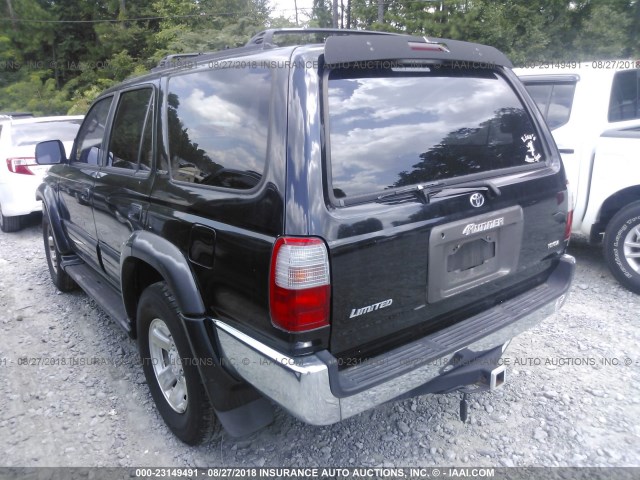 JT3GN87R8V0026473 - 1997 TOYOTA 4RUNNER LIMITED BLACK photo 3