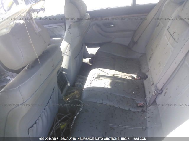 WBADS43421GD84762 - 2001 BMW 525 IT AUTOMATIC BURGUNDY photo 8