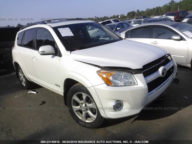 2T3DK4DV5BW057642 - 2011 TOYOTA RAV4 LIMITED WHITE photo 1