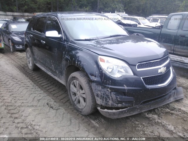 2GNALBEK0C1329573 - 2012 CHEVROLET EQUINOX LS BLACK photo 1