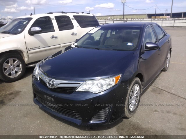4T4BF1FK3ER431407 - 2014 TOYOTA CAMRY L/SE/LE/XLE 蓝色 照片 2