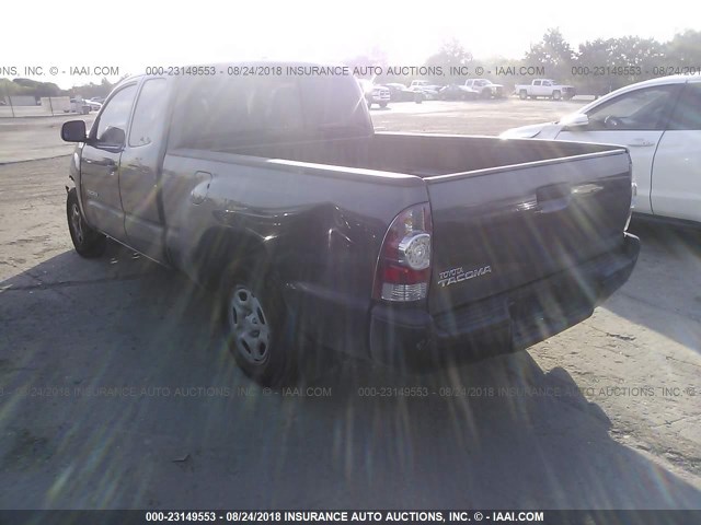 5TETX4CN3AZ732342 - 2010 TOYOTA TACOMA ACCESS CAB Сұр фото 3