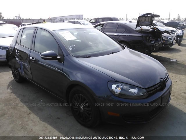 WVWDB7AJXDW137560 - 2013 VOLKSWAGEN GOLF Dark Blue photo 1
