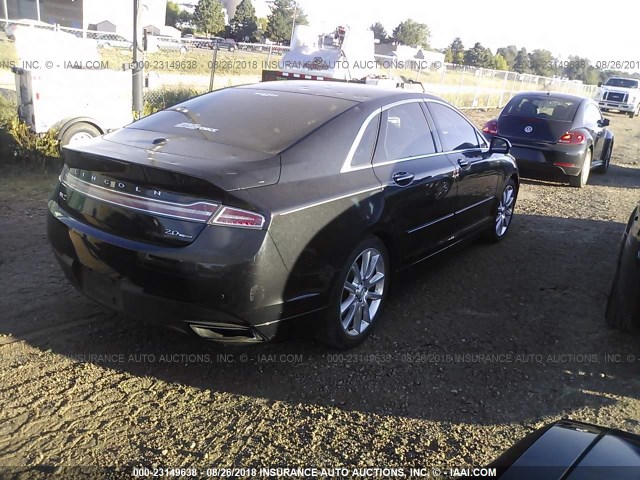 3LN6L2G99DR827112 - 2013 LINCOLN MKZ BLACK photo 4