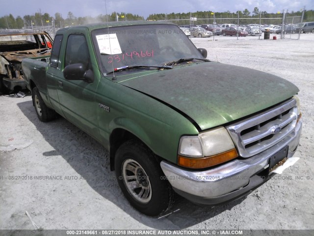 1FTYR14X0XPA43700 - 1999 FORD RANGER SUPER CAB GREEN photo 1