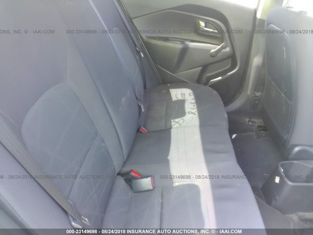 KNADM4A3XE6356169 - 2014 KIA RIO LX SILVER photo 8