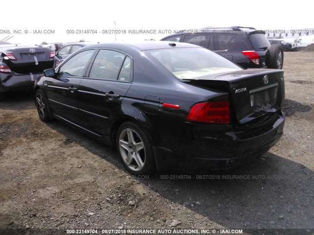 19UUA65564A017053 - 2004 ACURA TL BLACK photo 3