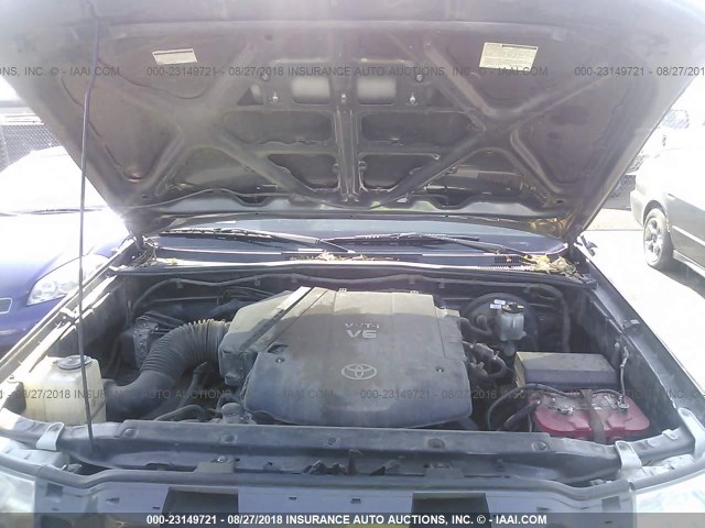 3TMLU42NX9M033633 - 2009 TOYOTA TACOMA DOUBLE CAB 灰色 照片 10