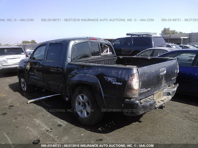 3TMLU42NX9M033633 - 2009 TOYOTA TACOMA DOUBLE CAB 灰色 照片 3