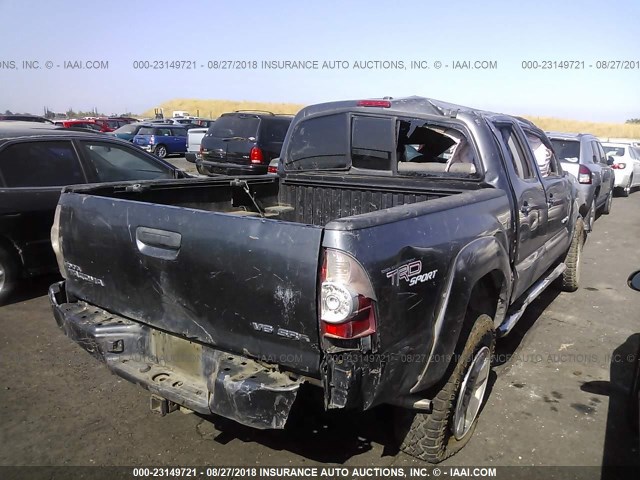 3TMLU42NX9M033633 - 2009 TOYOTA TACOMA DOUBLE CAB 灰色 照片 4