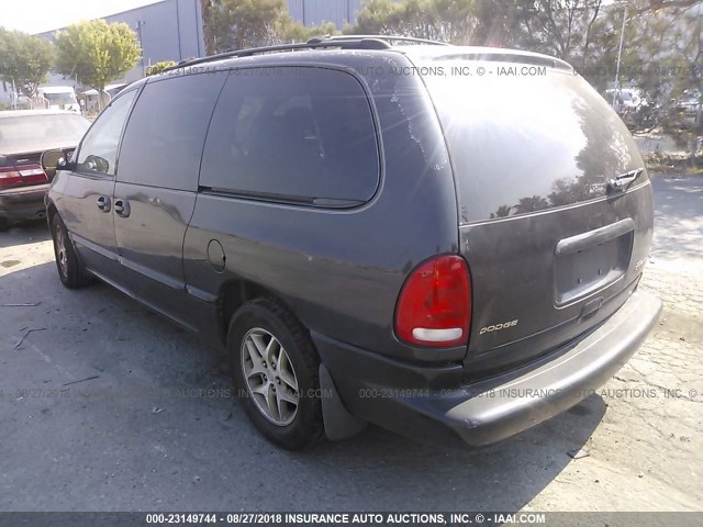 1B4GP54L2WB593754 - 1998 DODGE GRAND CARAVAN LE/ES BLACK photo 3