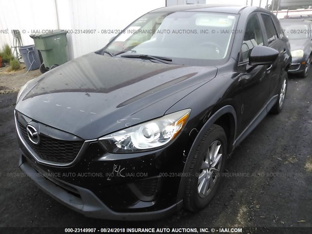 JM3KE2BE3D0117728 - 2013 MAZDA CX-5 SPORT BLACK photo 2