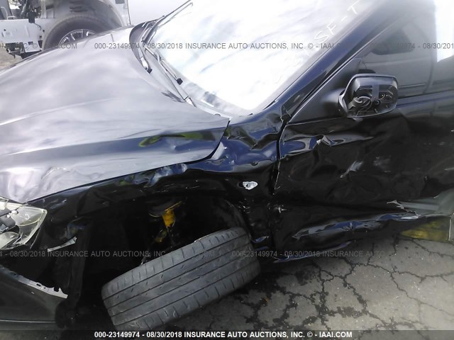 JM1BK34M281815792 - 2008 MAZDA SPEED 3 BLACK photo 6