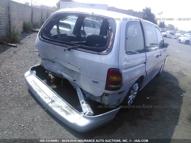 2FMDA51U6TBA16165 - 1996 FORD WINDSTAR WAGON SILVER photo 4