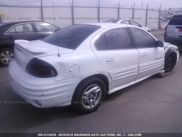 1G2NF52T01C224642 - 2001 PONTIAC GRAND AM SE1 WHITE photo 4