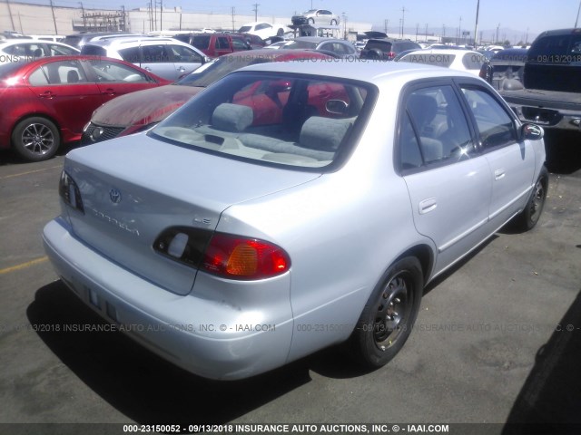 2T1BR12E9XC122739 - 1999 TOYOTA COROLLA VE/CE/LE 银色 照片 4