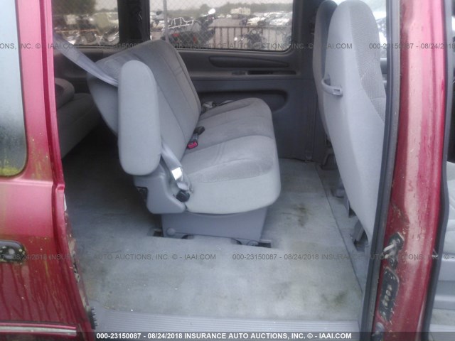 2FMDA5146TBC24627 - 1996 FORD WINDSTAR WAGON RED photo 8