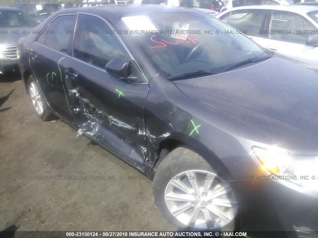 4T4BF1FK1ER407476 - 2014 TOYOTA CAMRY L/SE/LE/XLE ნაცრისფერი ფოტო 6
