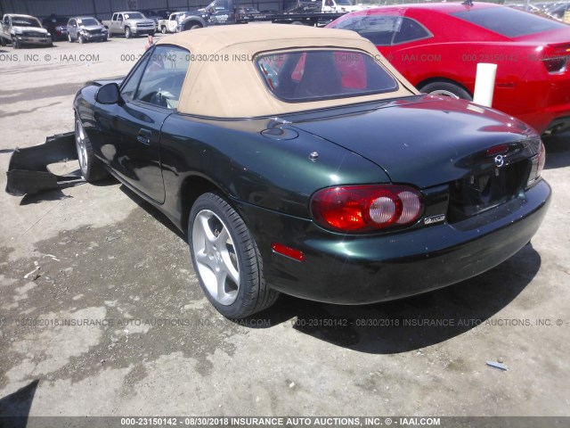 JM1NB353010203413 - 2001 MAZDA MX-5 MIATA LS GREEN photo 3