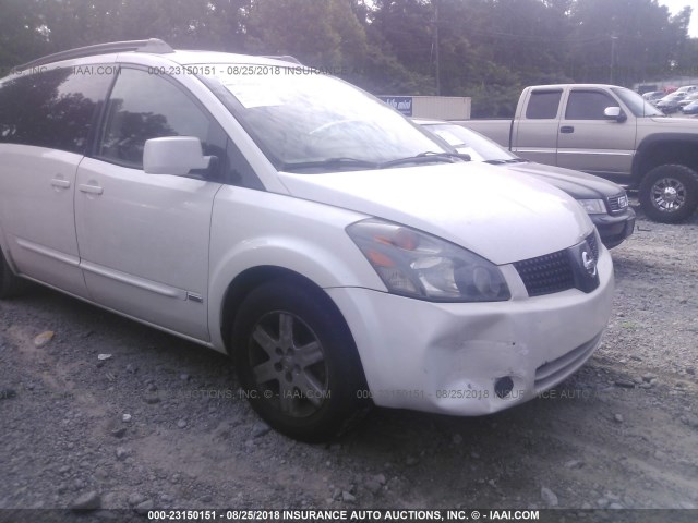 5N1BV28U76N109494 - 2006 NISSAN QUEST S/SE/SL WHITE photo 6