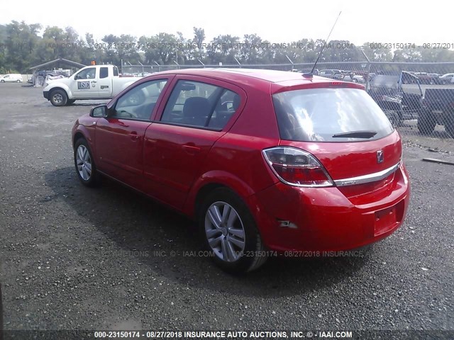 W08AR671985123802 - 2008 SATURN ASTRA XE RED photo 3