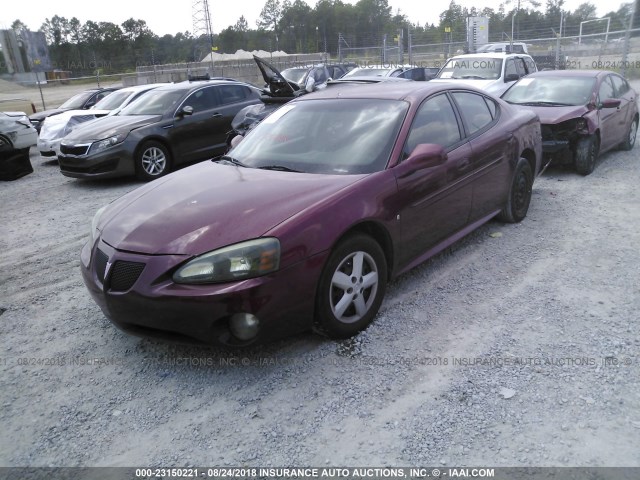 2G2WP552561189856 - 2006 PONTIAC GRAND PRIX Червоний фото 2