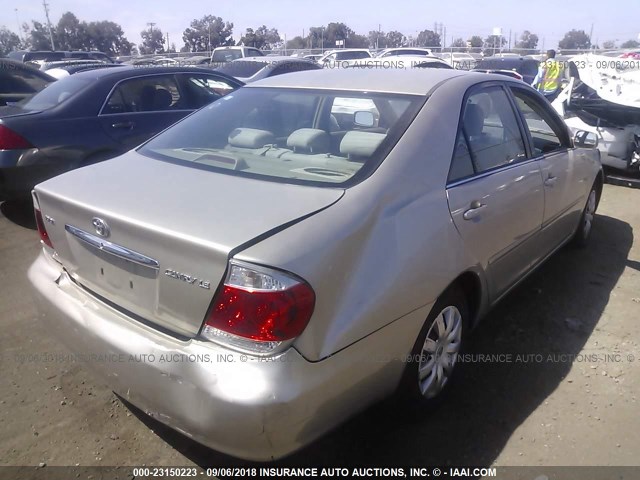 4T1BE32K75U103406 - 2005 TOYOTA CAMRY LE/XLE/SE Алтын фото 4
