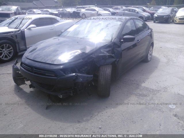 1C3CDFBA9DD267599 - 2013 DODGE DART SXT BLACK photo 2