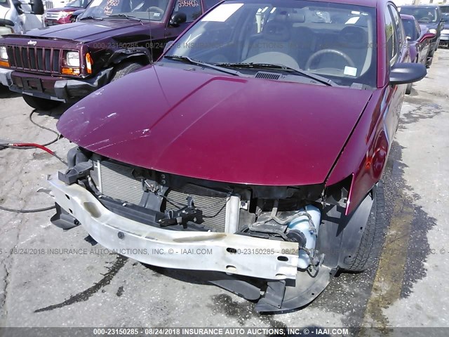 1G8AJ55FX6Z139031 - 2006 SATURN ION LEVEL 2 MAROON photo 6