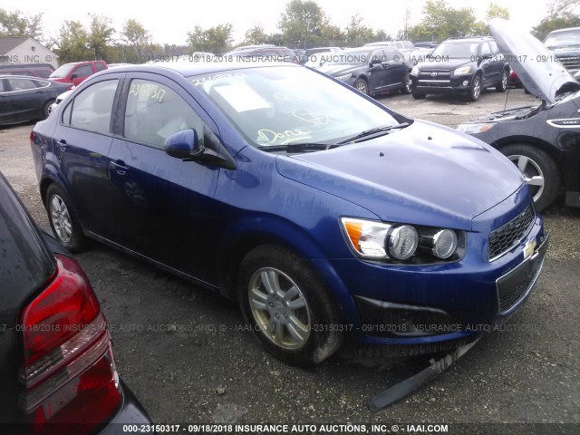 1G1JA5SH5C4208821 - 2012 CHEVROLET SONIC LS BLUE photo 1