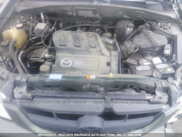 4F2CU08112KM33977 - 2002 MAZDA TRIBUTE LX/ES 绿色 照片 10